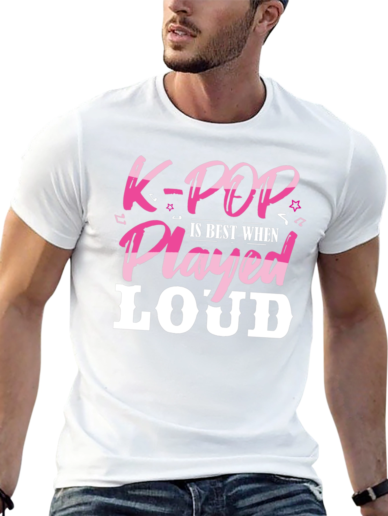 K-POP Loud Music T-Shirt - Stylish Graphic Tee
