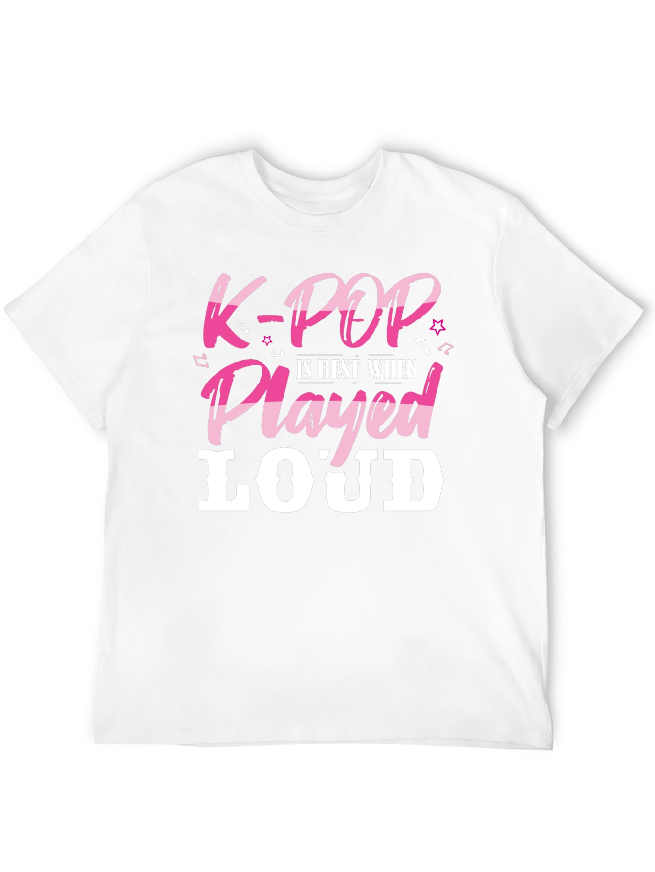 K-POP Loud Music T-Shirt - Stylish Graphic Tee