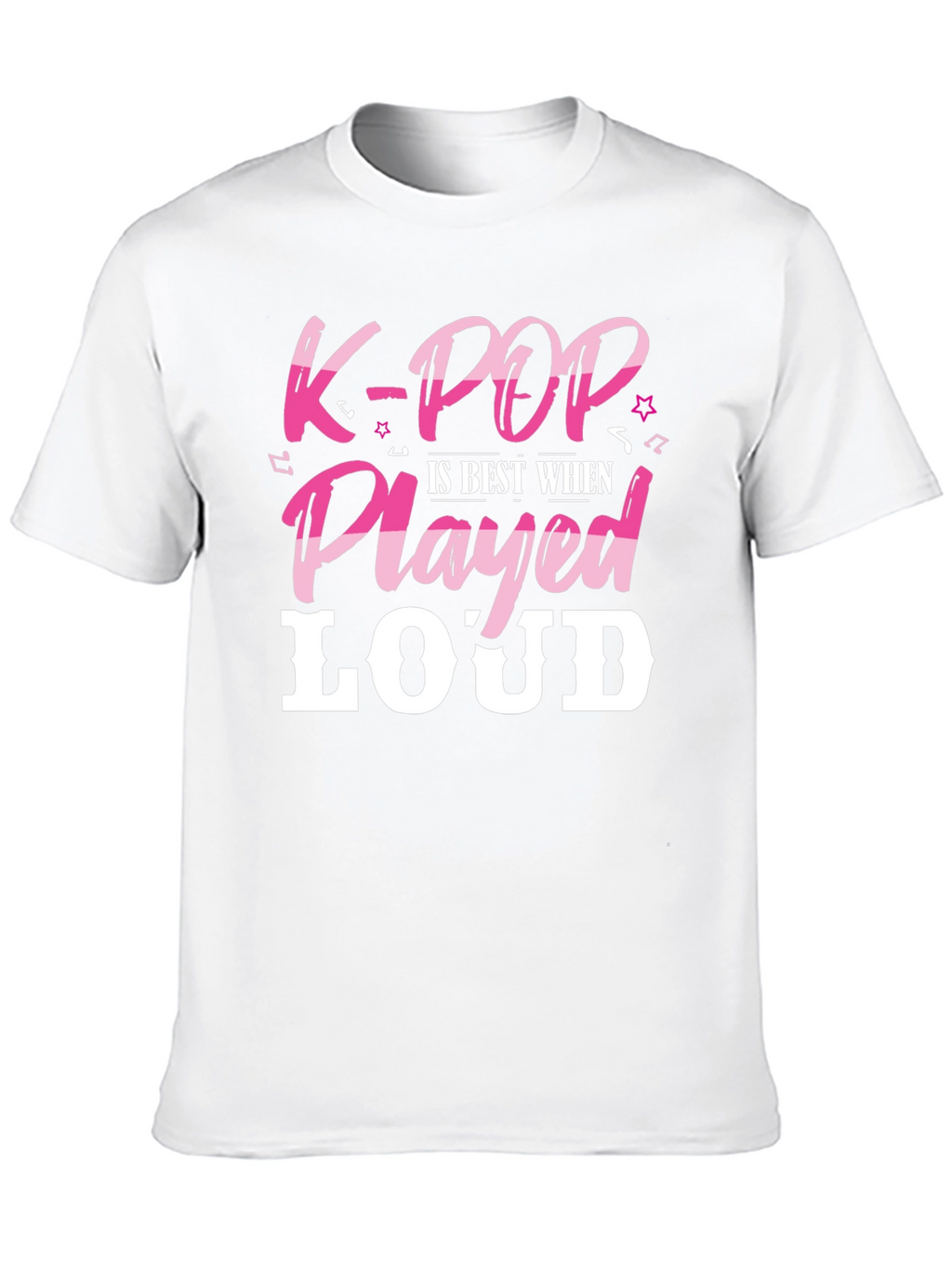 K-POP Loud Music T-Shirt - Stylish Graphic Tee