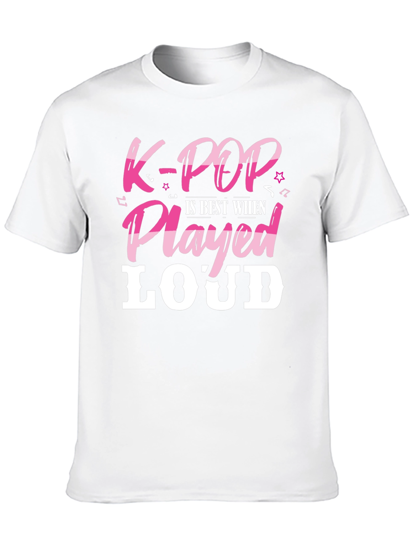 K-POP Loud Music T-Shirt - Stylish Graphic Tee