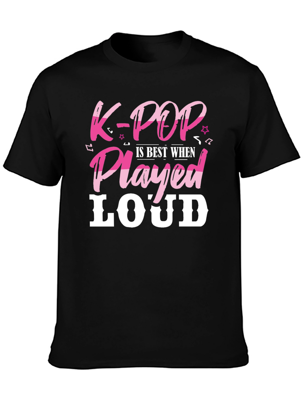 K-POP Loud Music T-Shirt - Stylish Graphic Tee