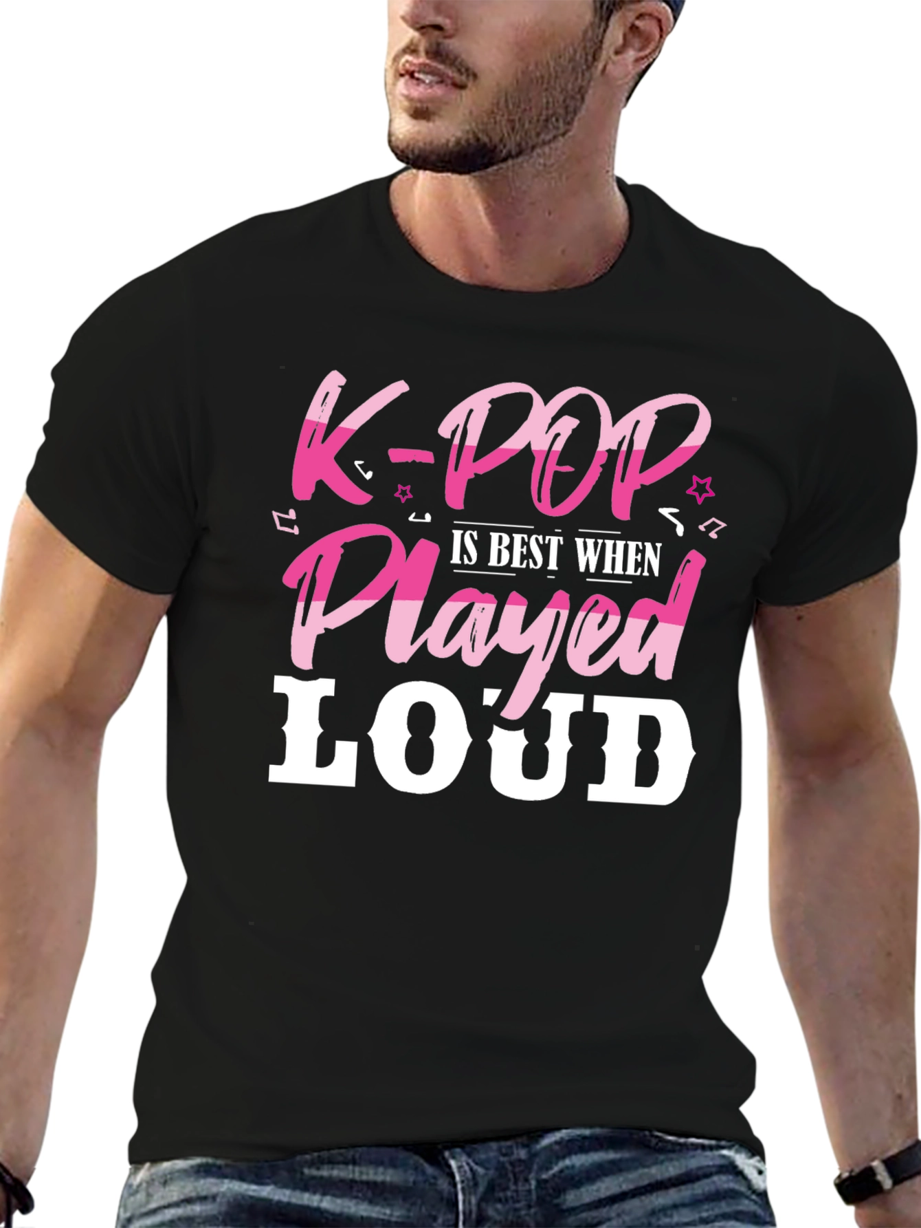K-POP Loud Music T-Shirt - Stylish Graphic Tee