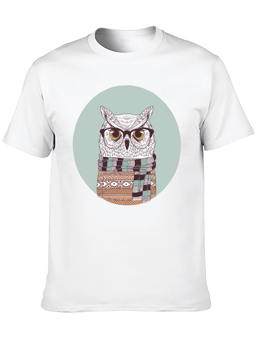Hipster Owl Graphic Tee - Stylish Bird Lover T-Shirt