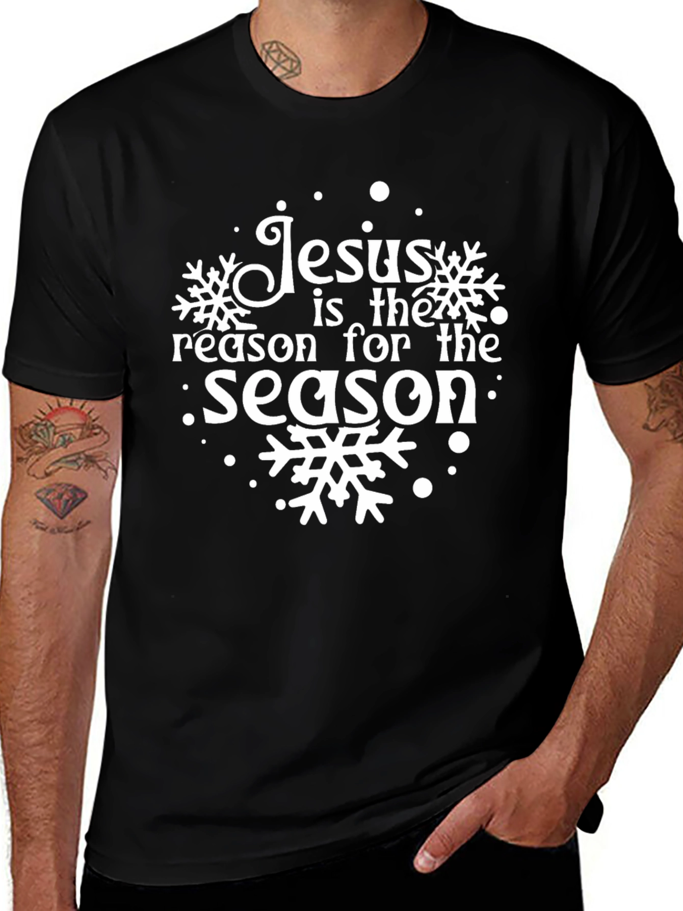 Jesus is the Reason for the Season Holiday T-Shirt