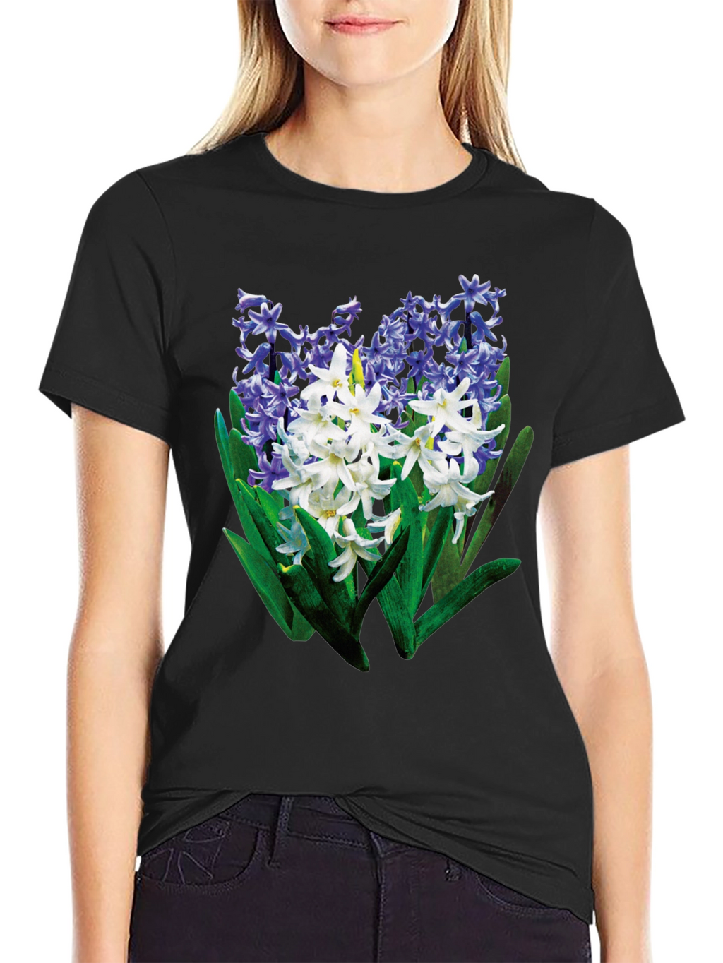Floral Hyacinth Graphic T-Shirt