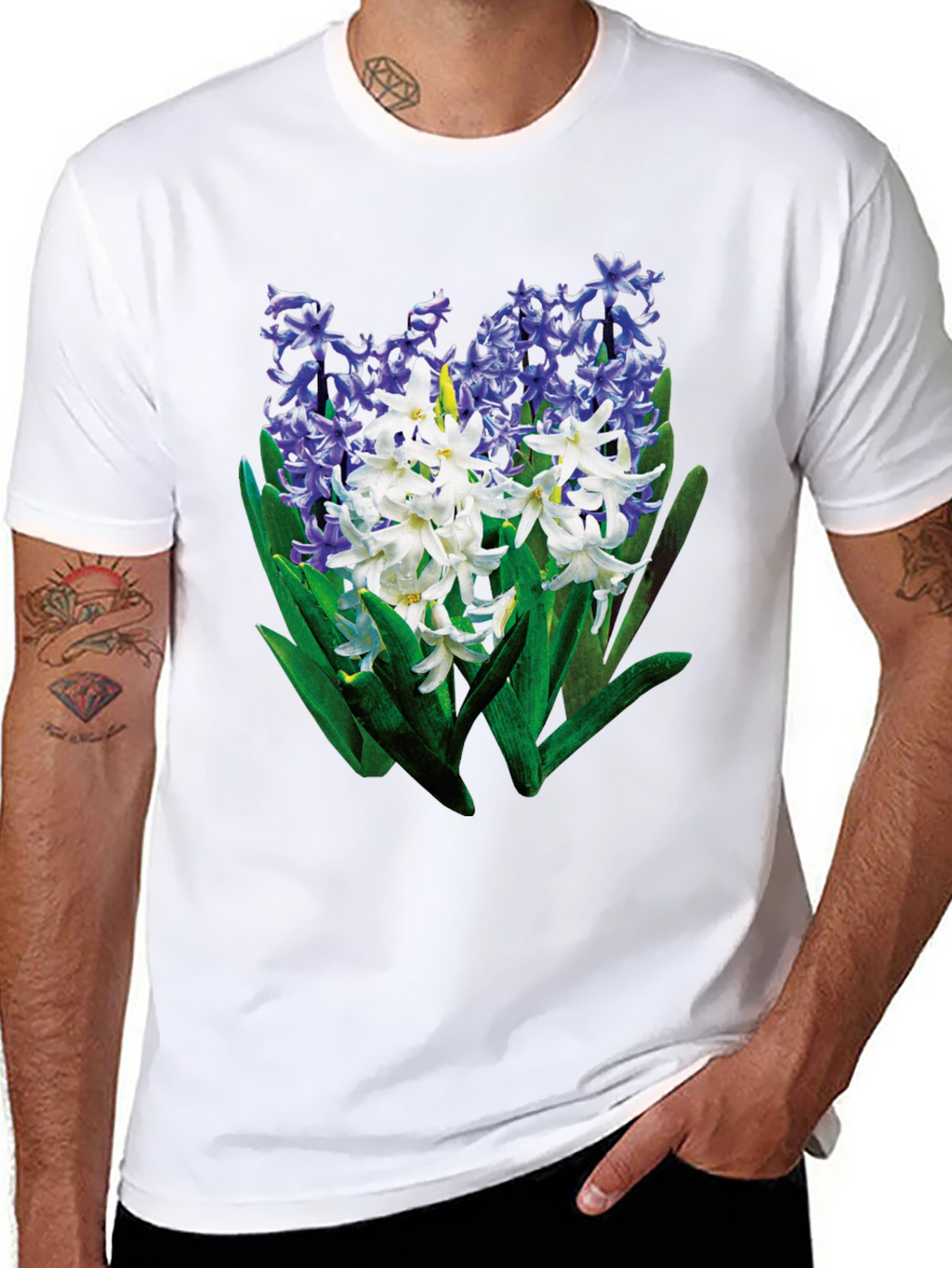 Floral Hyacinth Graphic T-Shirt