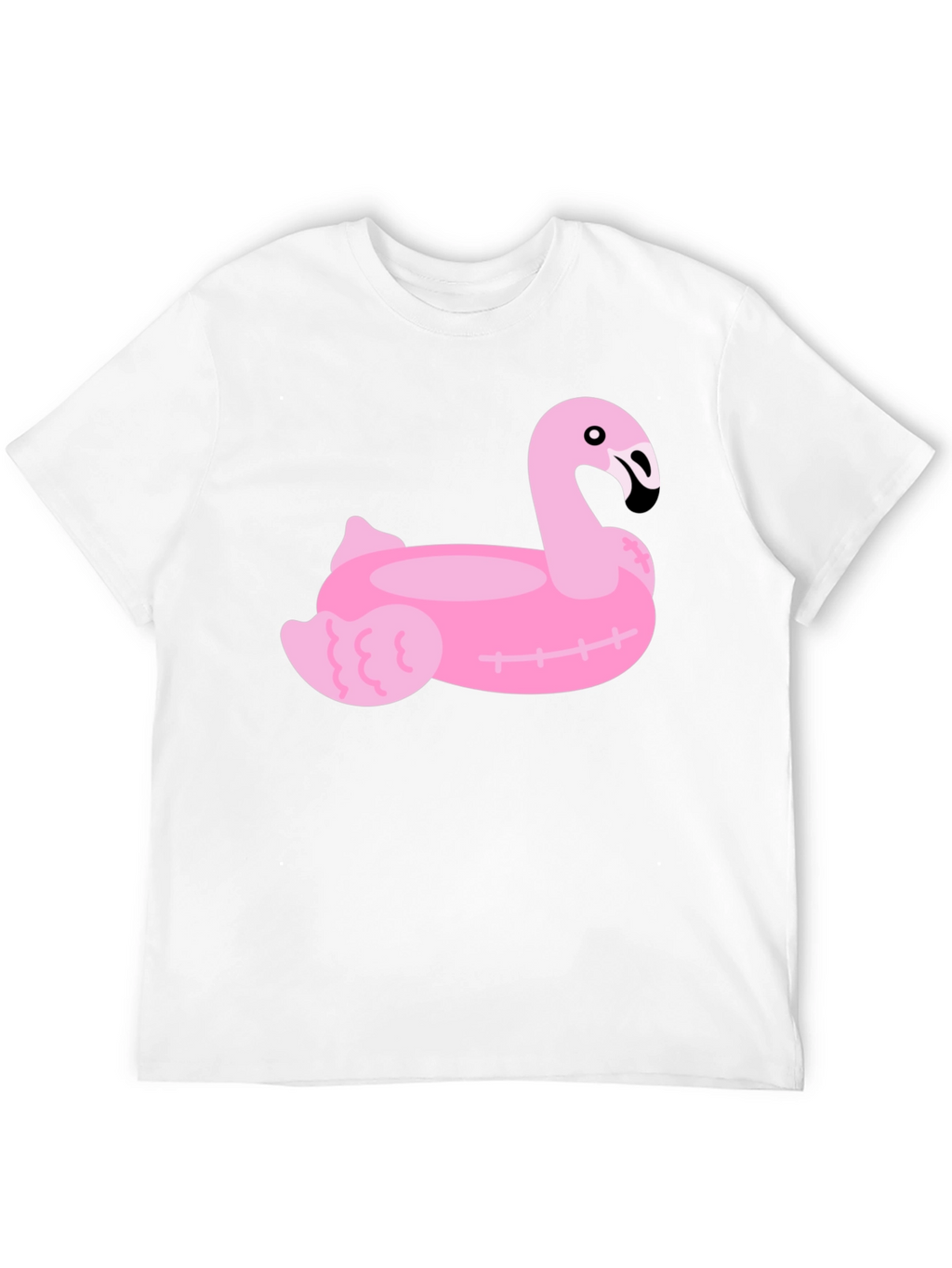 Pink Flamingo Float Graphic Tee - Summer Vibes!