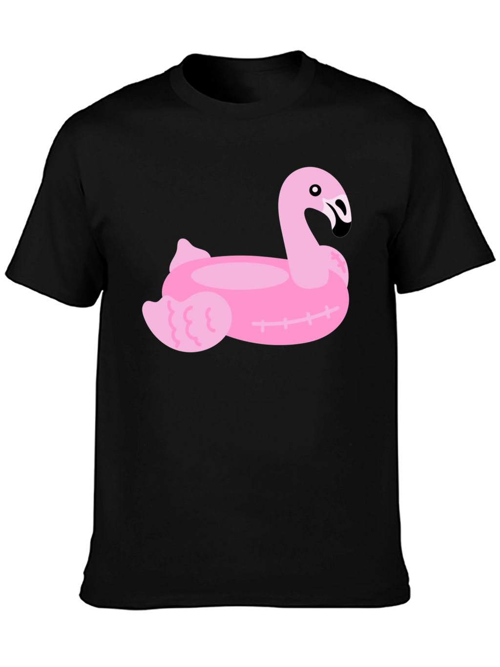 Pink Flamingo Float Graphic Tee - Summer Vibes!