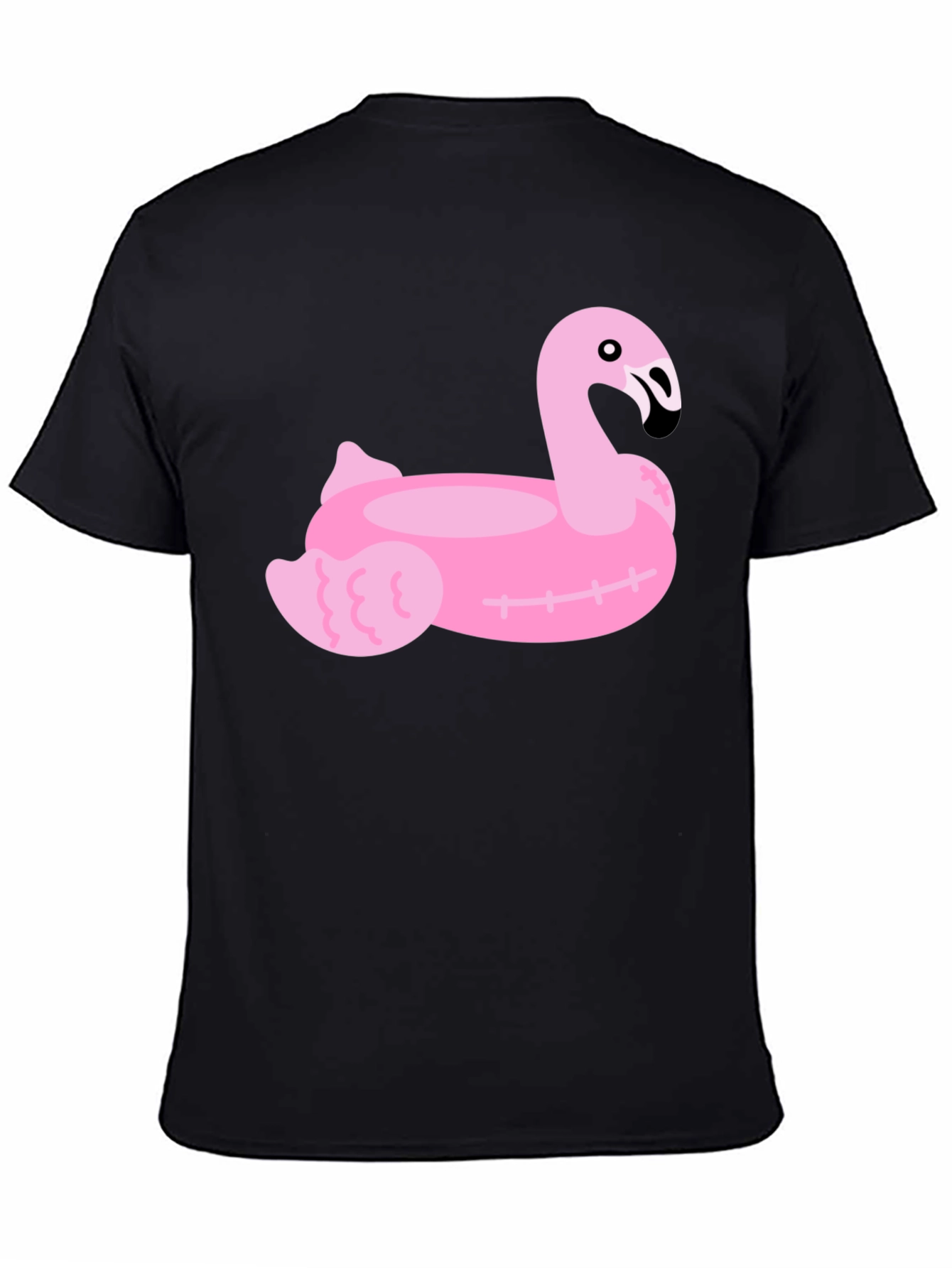 Pink Flamingo Float Graphic Tee - Summer Vibes!