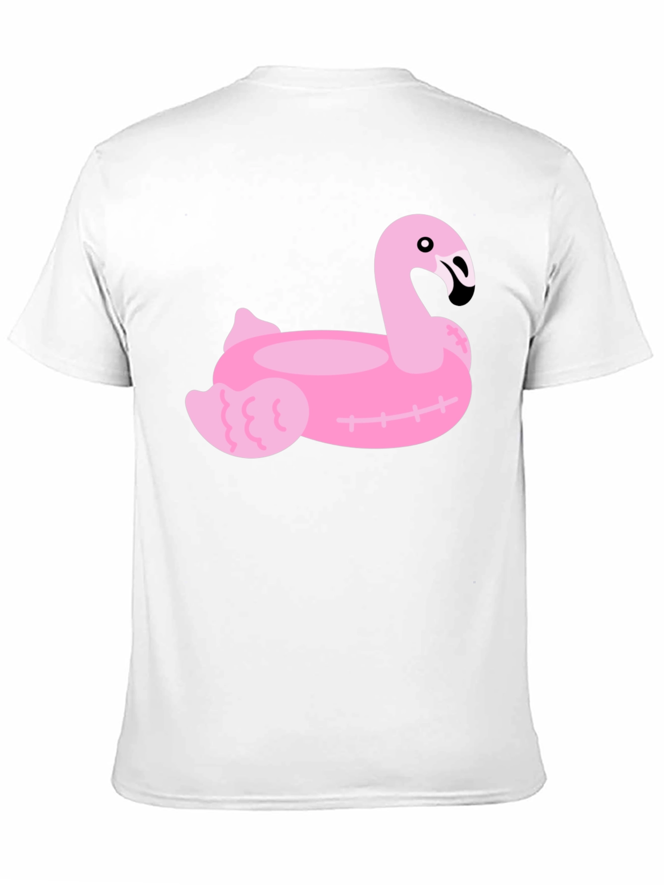 Pink Flamingo Float Graphic Tee - Summer Vibes!