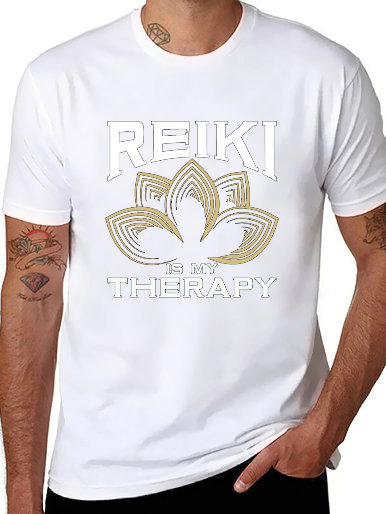 Reiki is My Therapy T-Shirt - Spiritual Healing