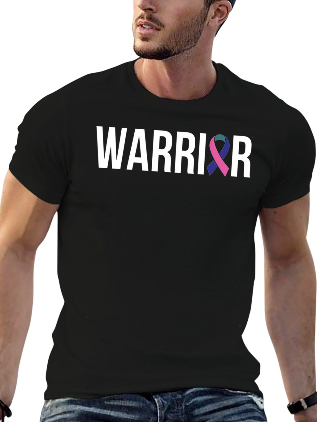 Warrior Ribbon T-Shirt - Cancer Awareness