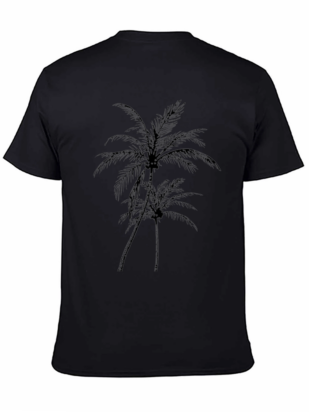 Black Palm Tree Graphic Tee