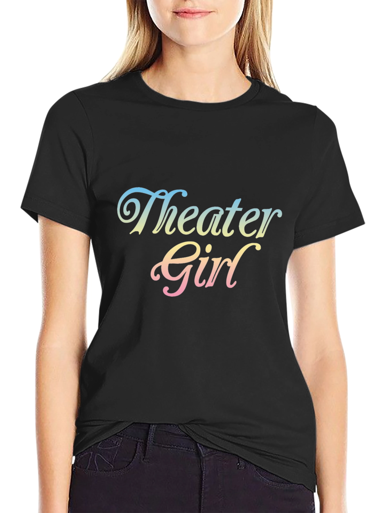Theater Girl Rainbow Tee