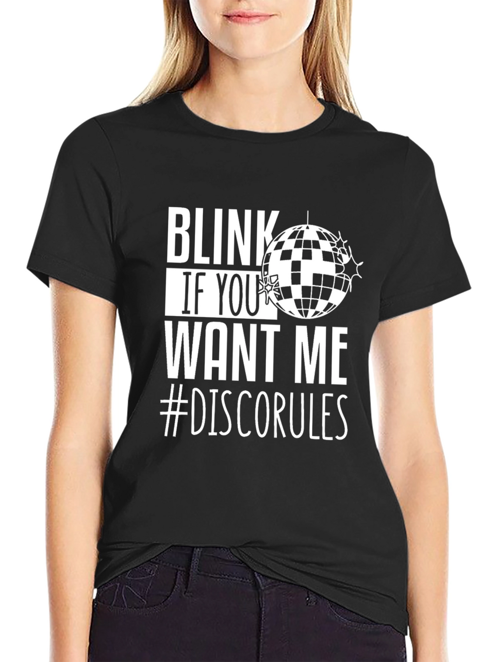 Blink If You Want Me Disco T-Shirt
