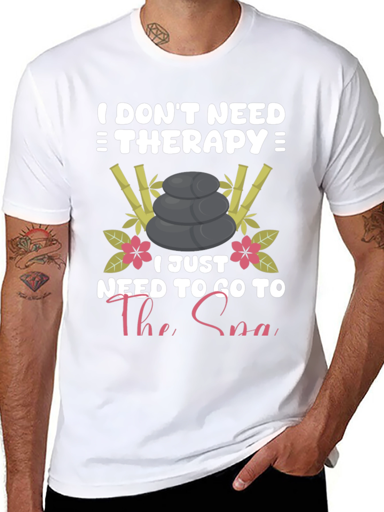 Spa Therapy T-Shirt - Relaxation and Wellness Apparel