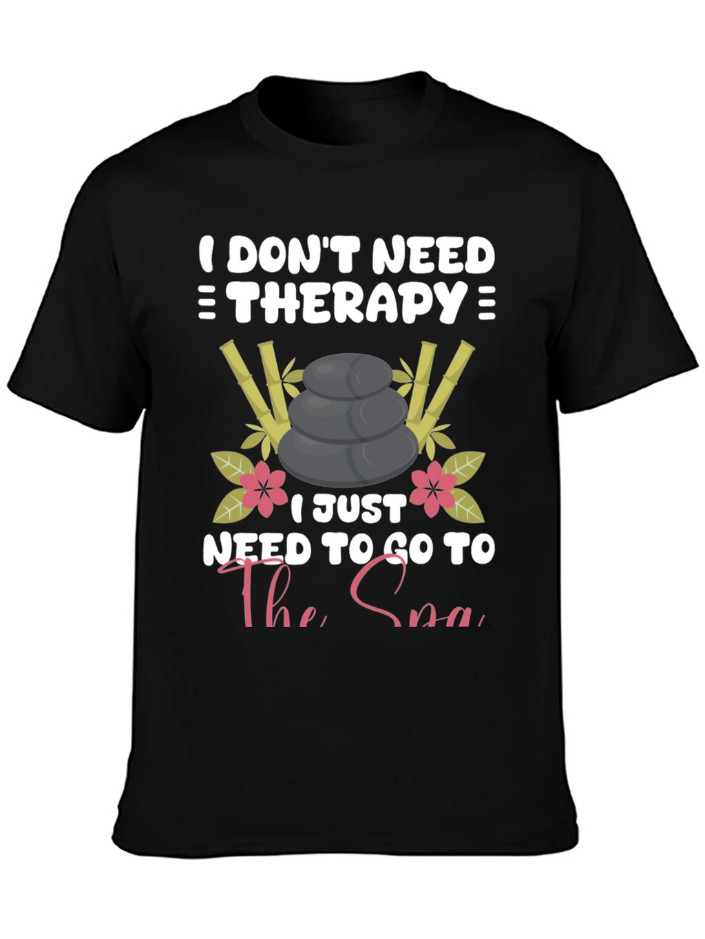 Spa Therapy T-Shirt - Relaxation and Wellness Apparel
