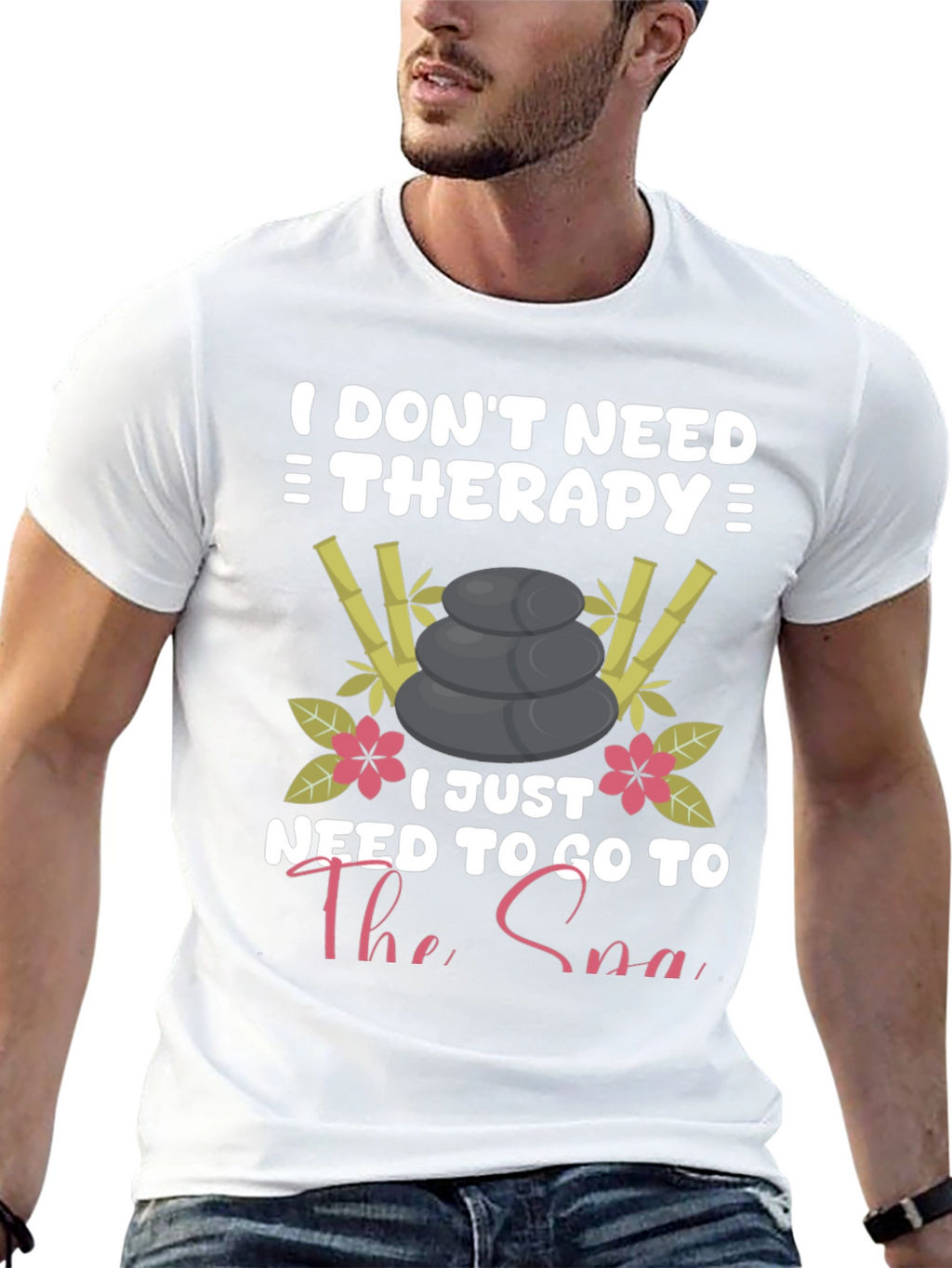 Spa Therapy T-Shirt - Relaxation and Wellness Apparel