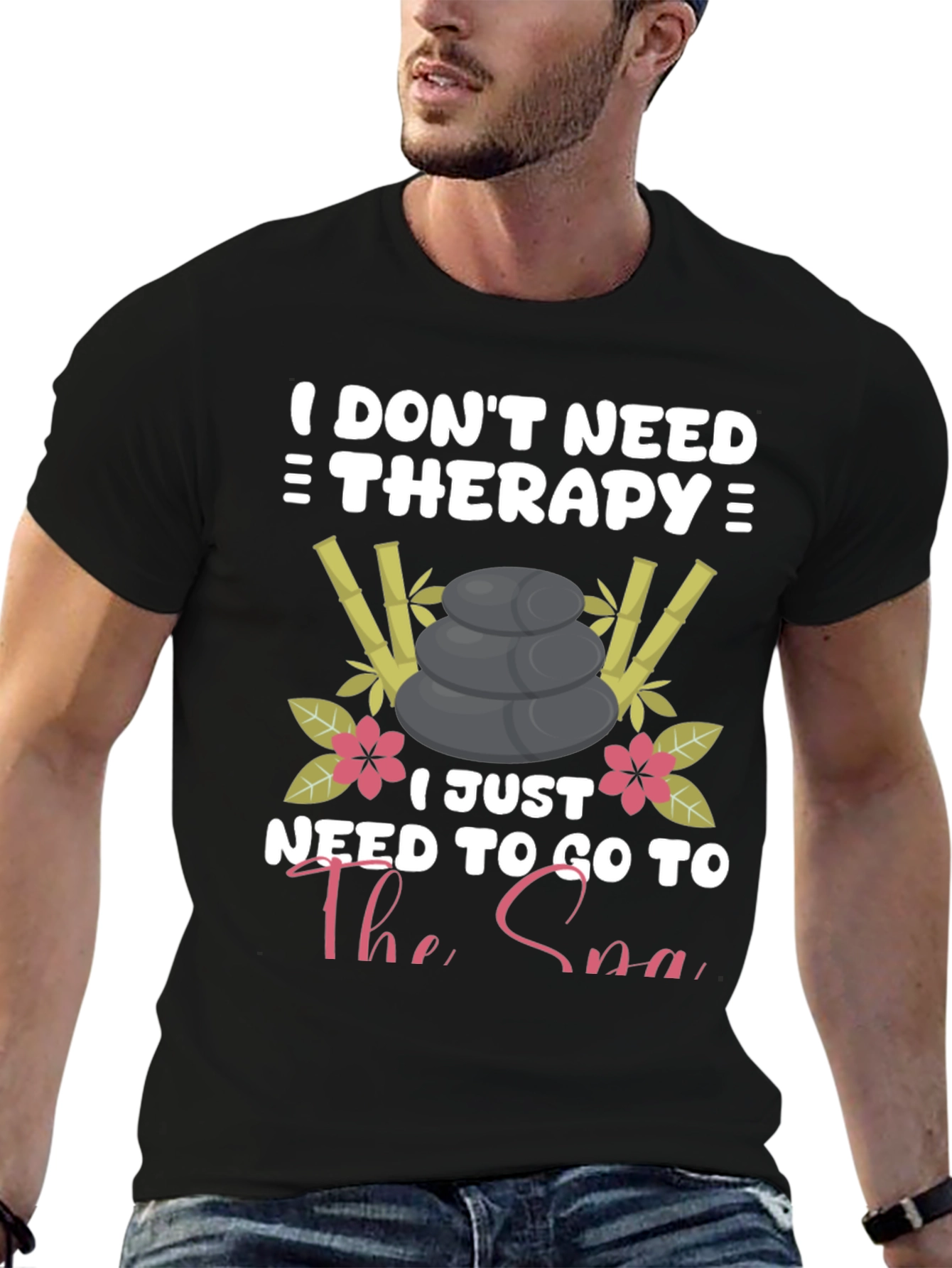 Spa Therapy T-Shirt - Relaxation and Wellness Apparel