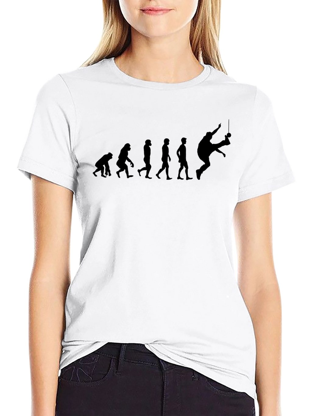 Evolution of Kick Ups Black T-Shirt