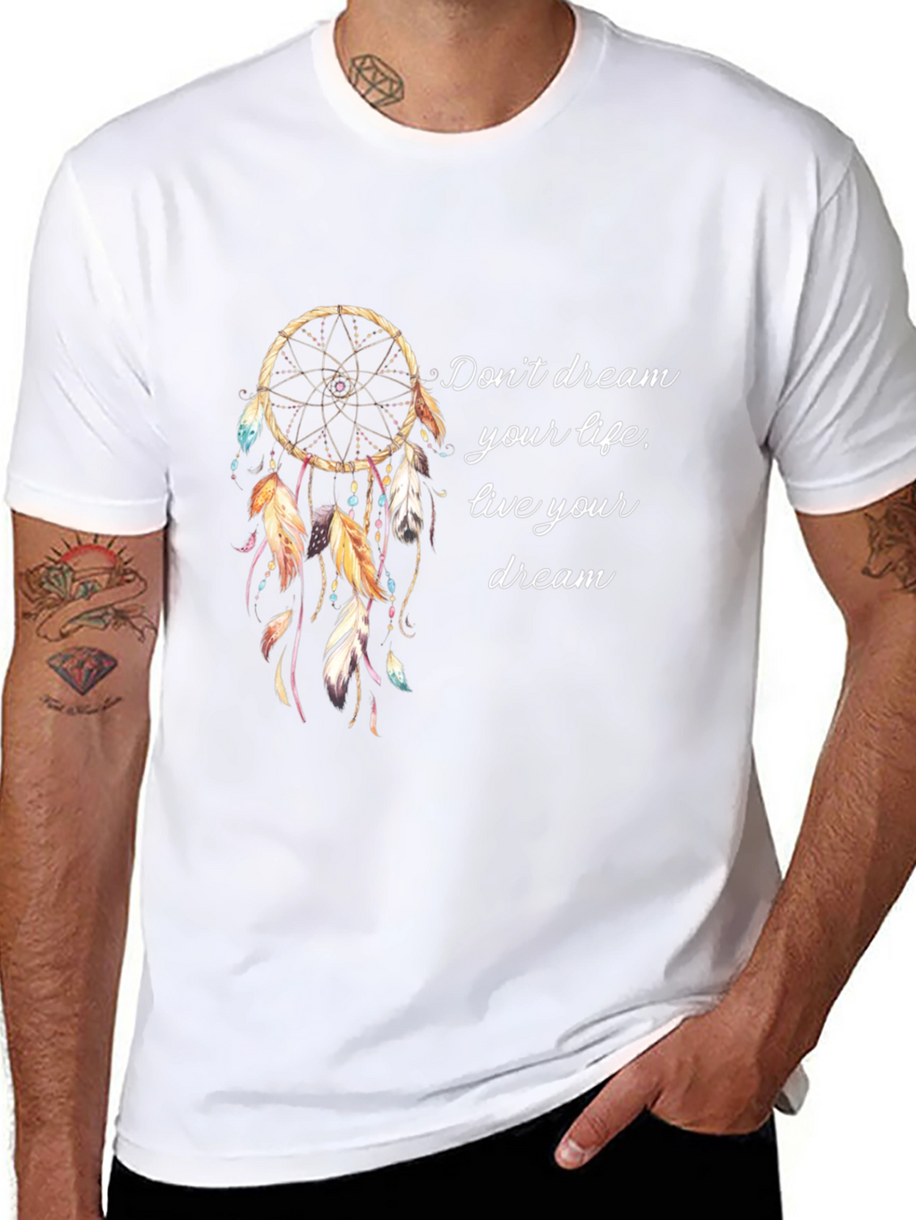 Dreamcatcher Graphic Tee - Live Your Dream