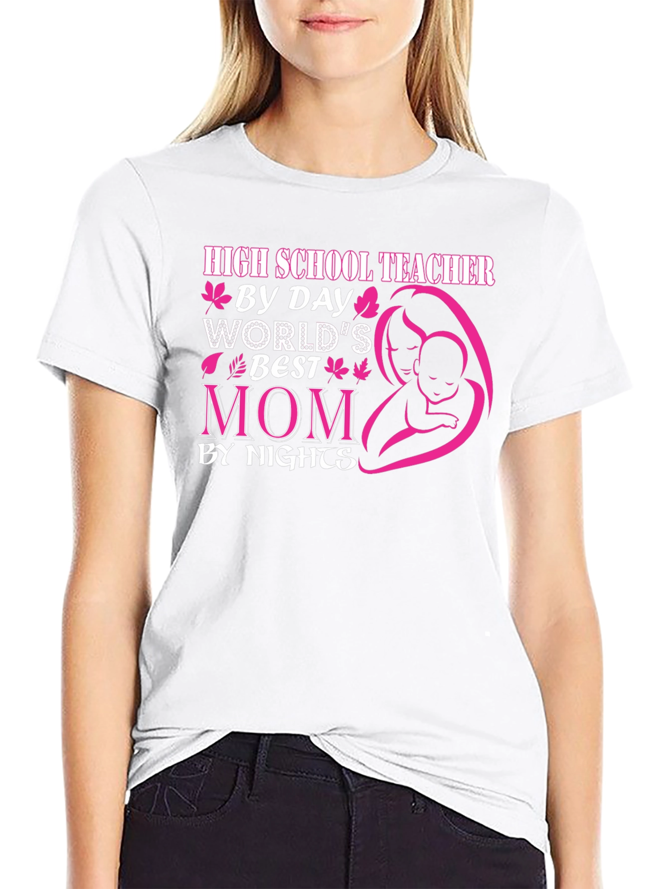 High School Teacher Mom T-Shirt