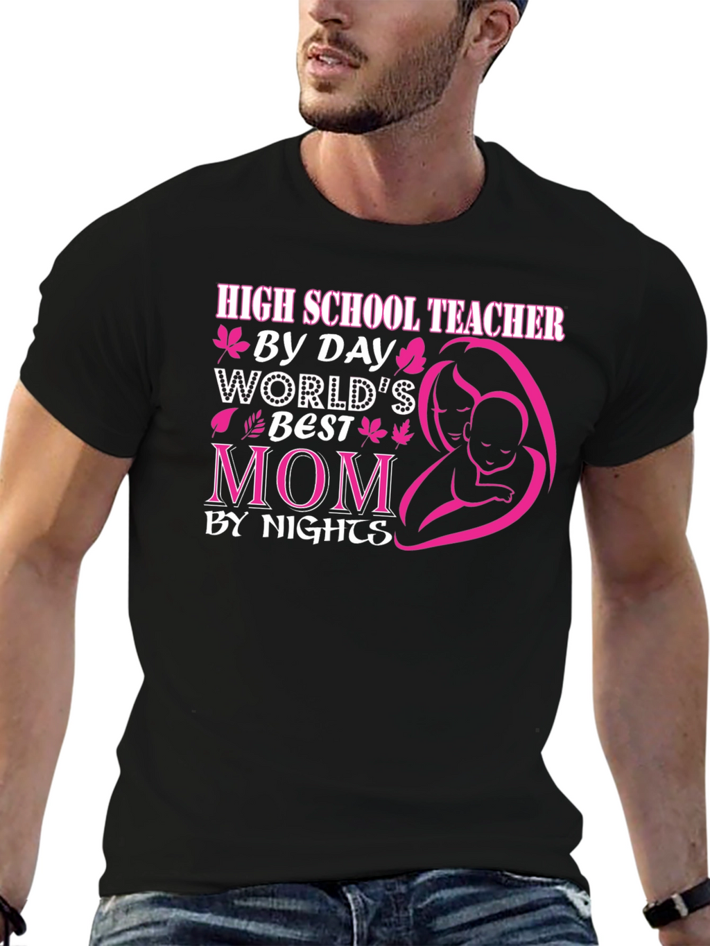 High School Teacher Mom T-Shirt