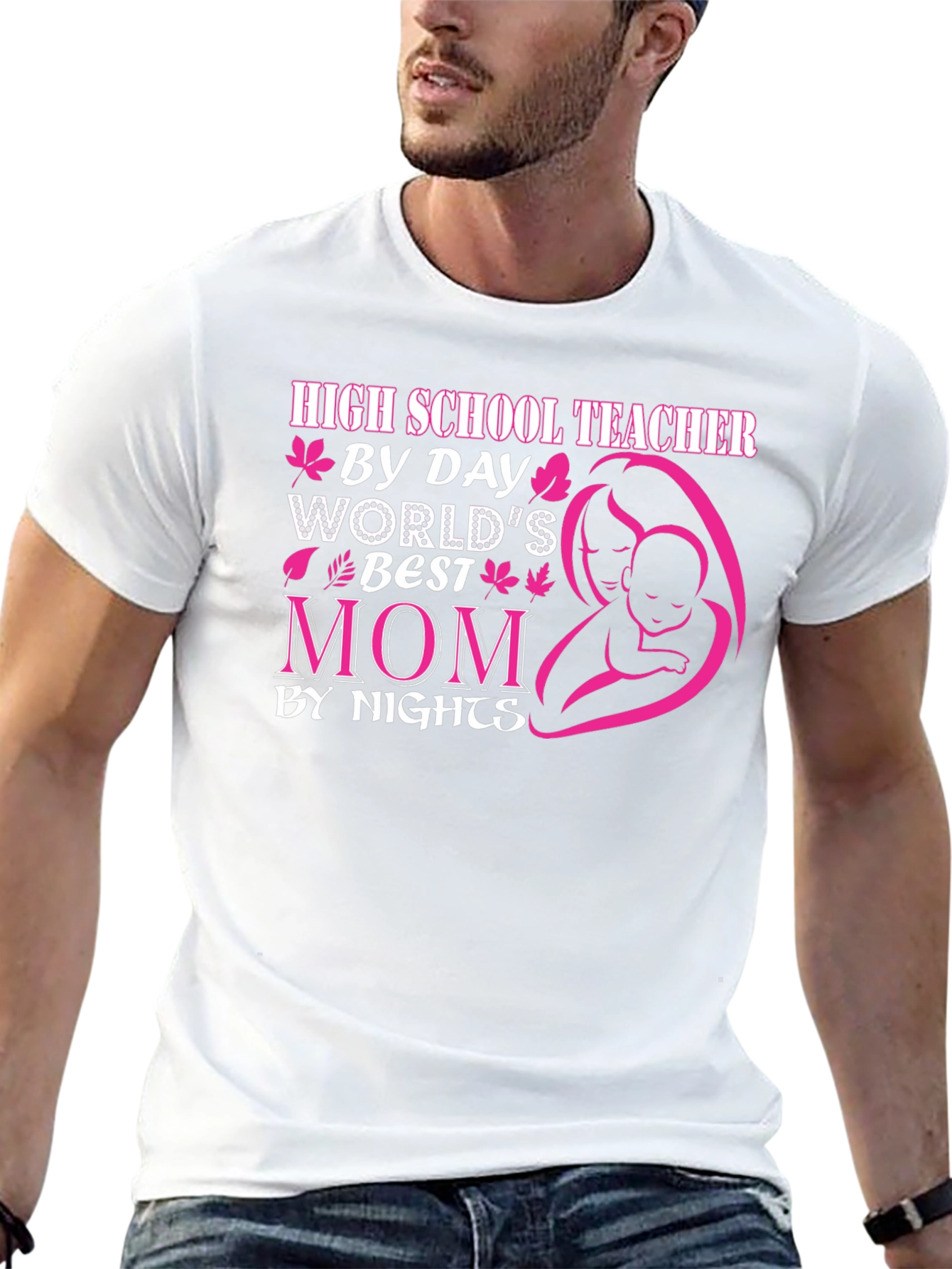High School Teacher Mom T-Shirt