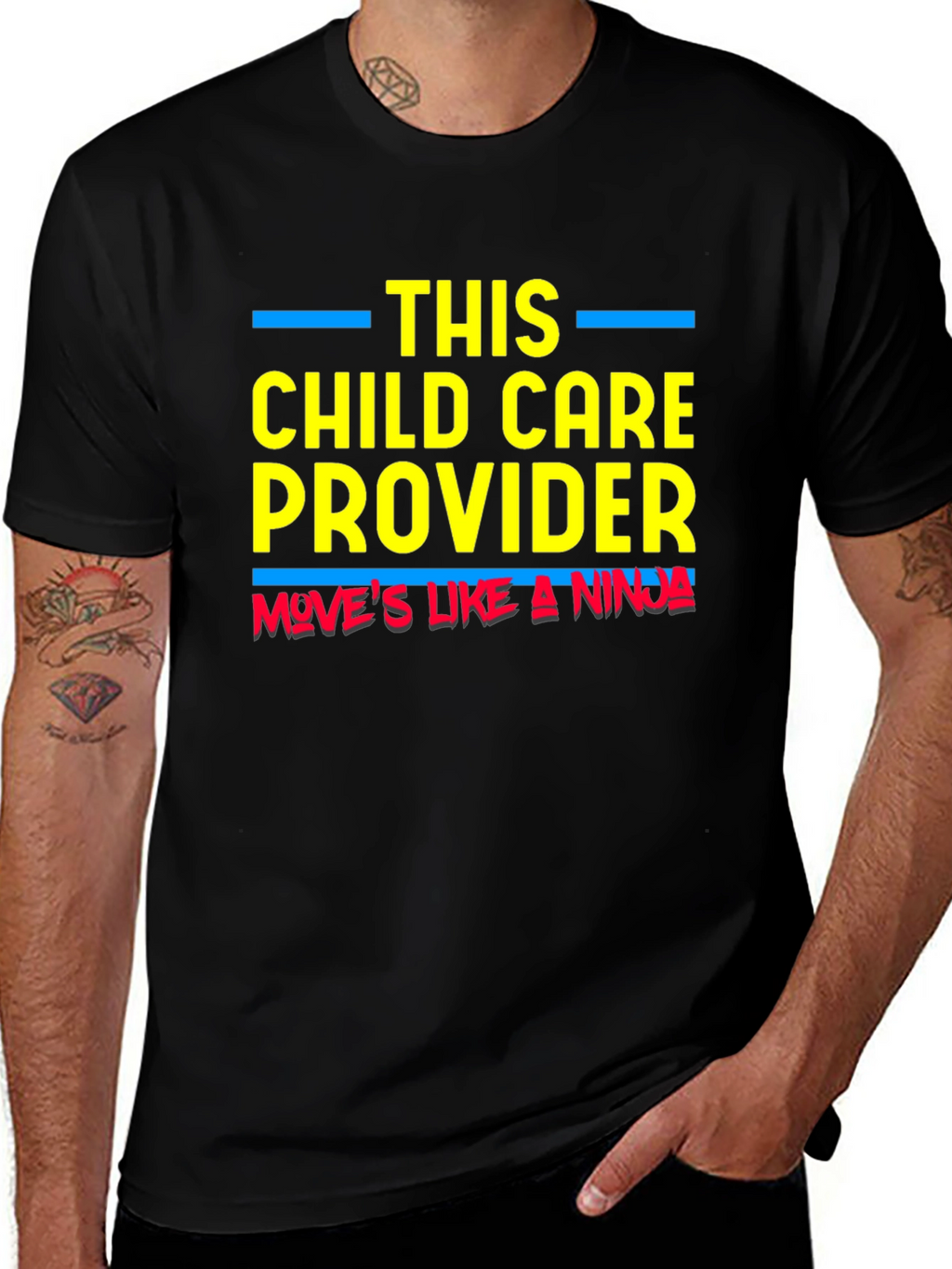 Child Care Provider Ninja T-Shirt