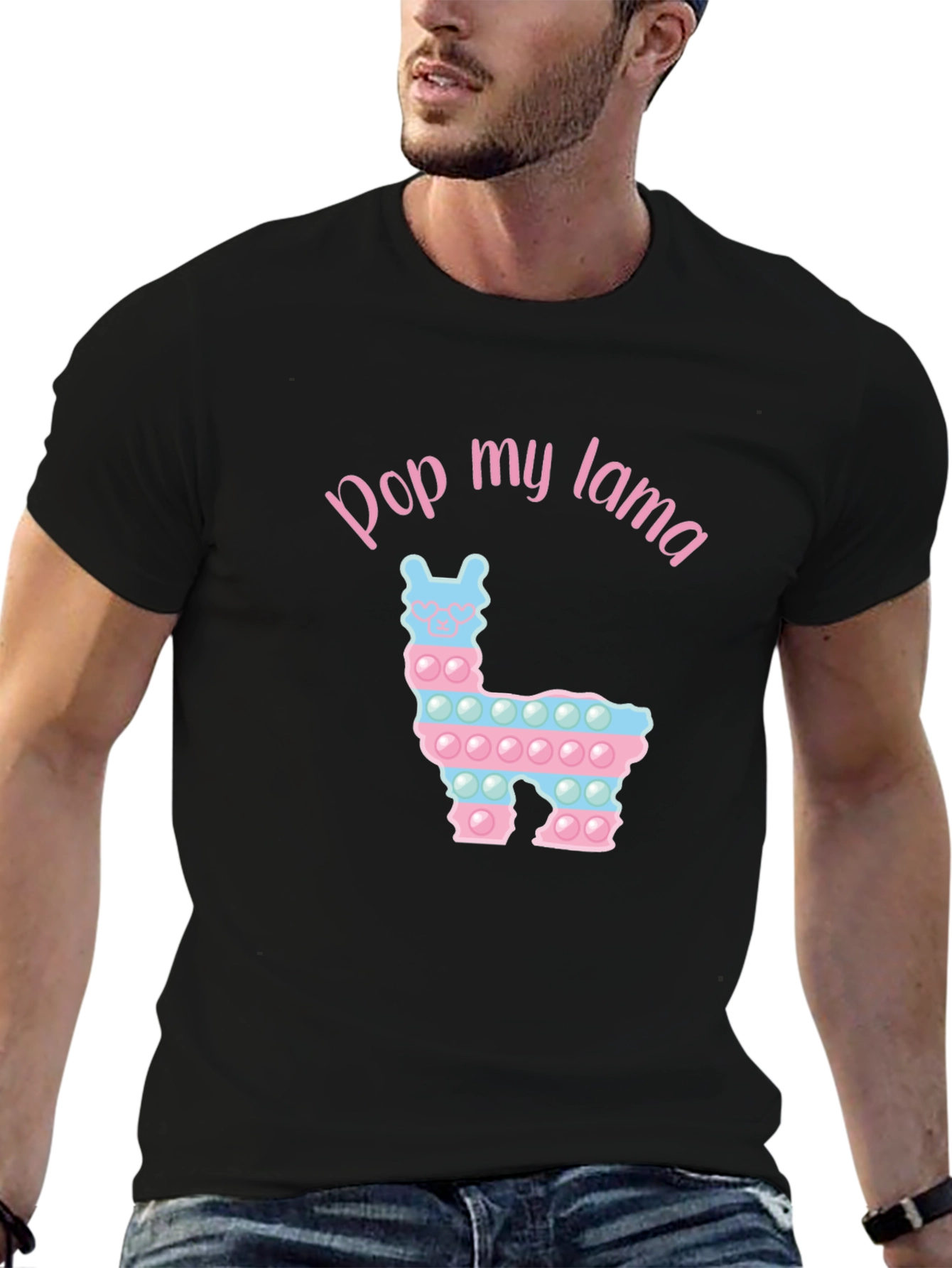 Pop My Lama T-Shirt Funny Pop It Toy Shirt