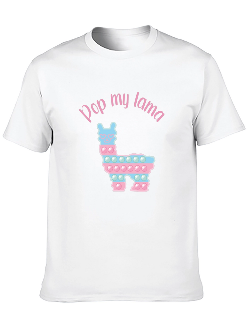 Pop My Lama T-Shirt Funny Pop It Toy Shirt