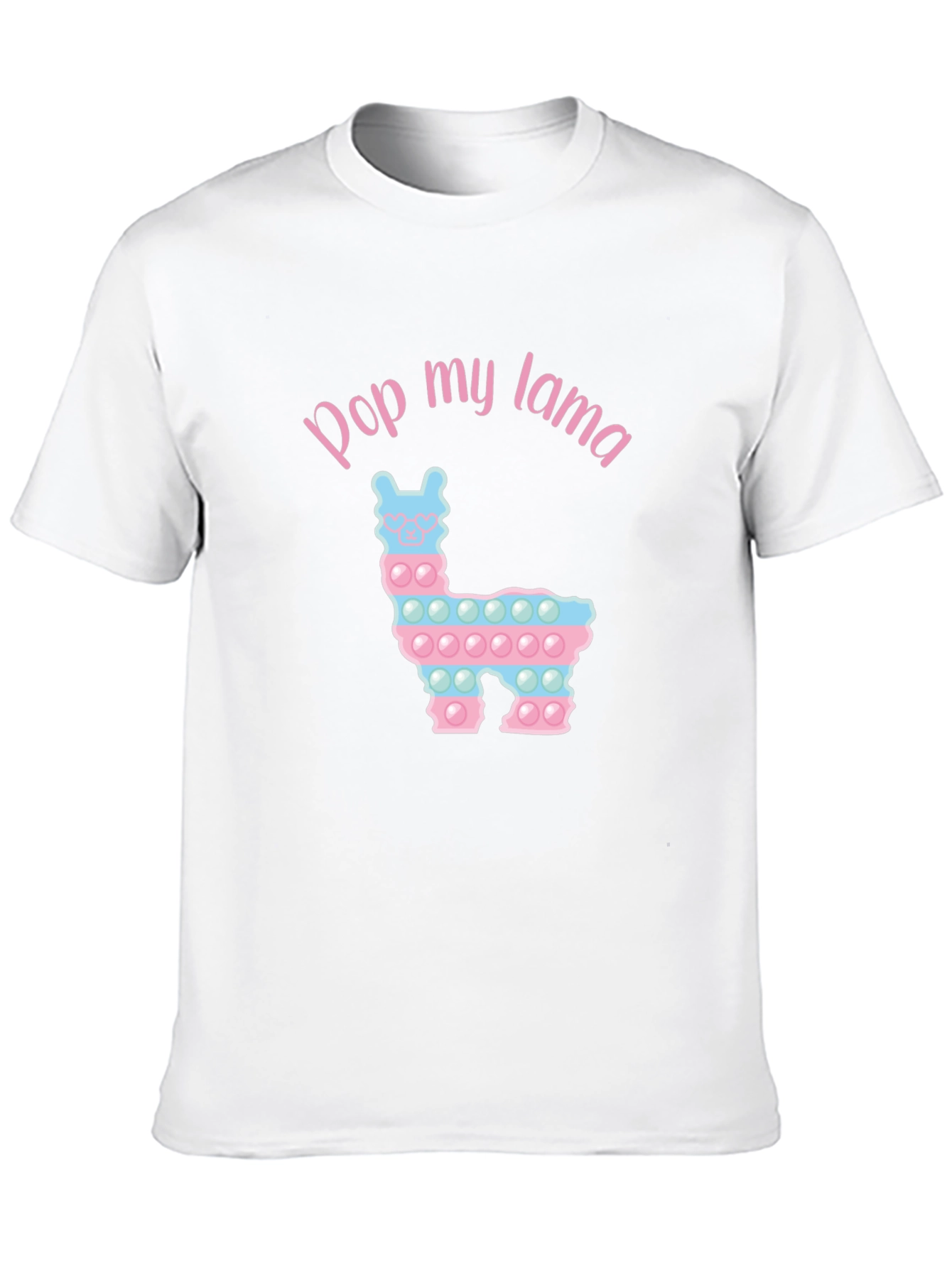 Pop My Lama T-Shirt Funny Pop It Toy Shirt