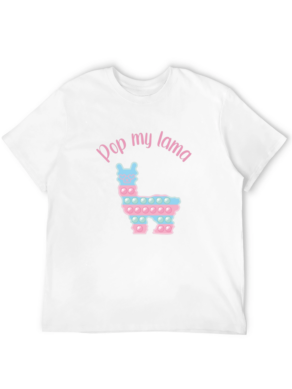 Pop My Lama T-Shirt Funny Pop It Toy Shirt