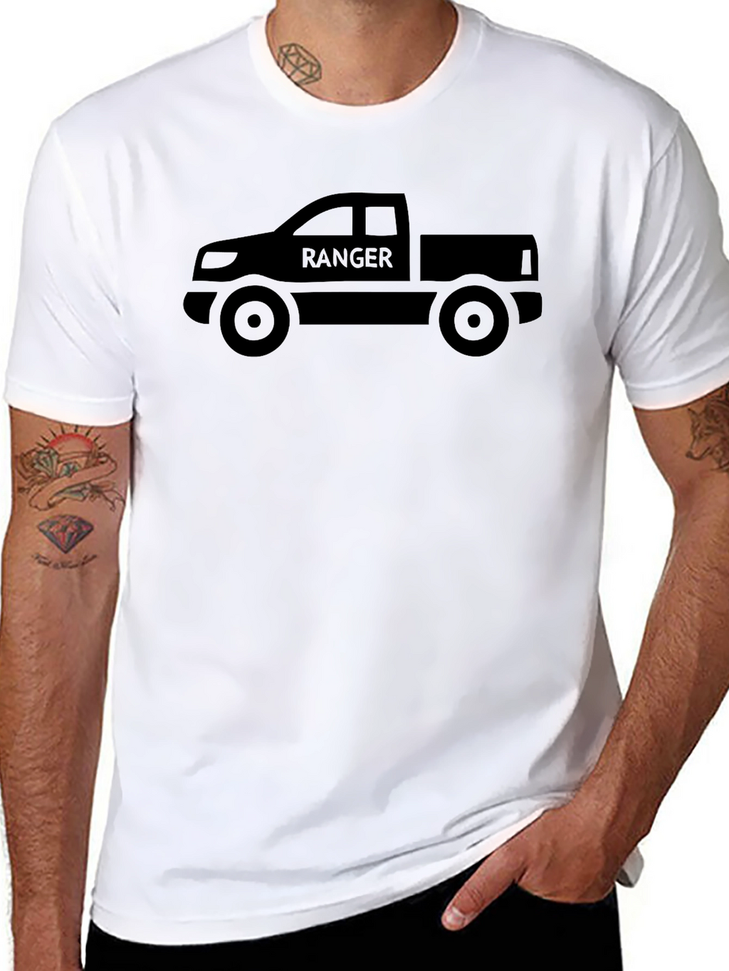 Ranger Truck Graphic Tee - Classic Black