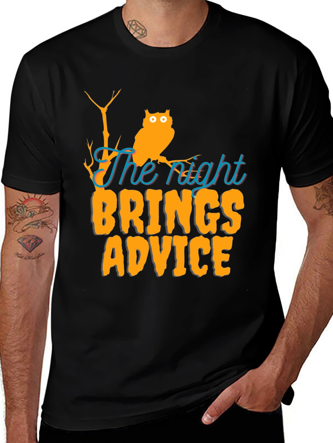The Night Brings Advice Halloween T-Shirt