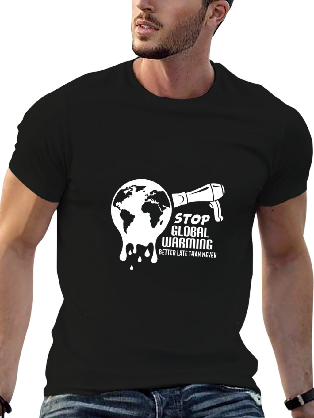 Stop Global Warming Graphic T-Shirt