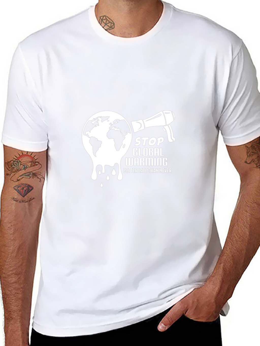Stop Global Warming Graphic T-Shirt