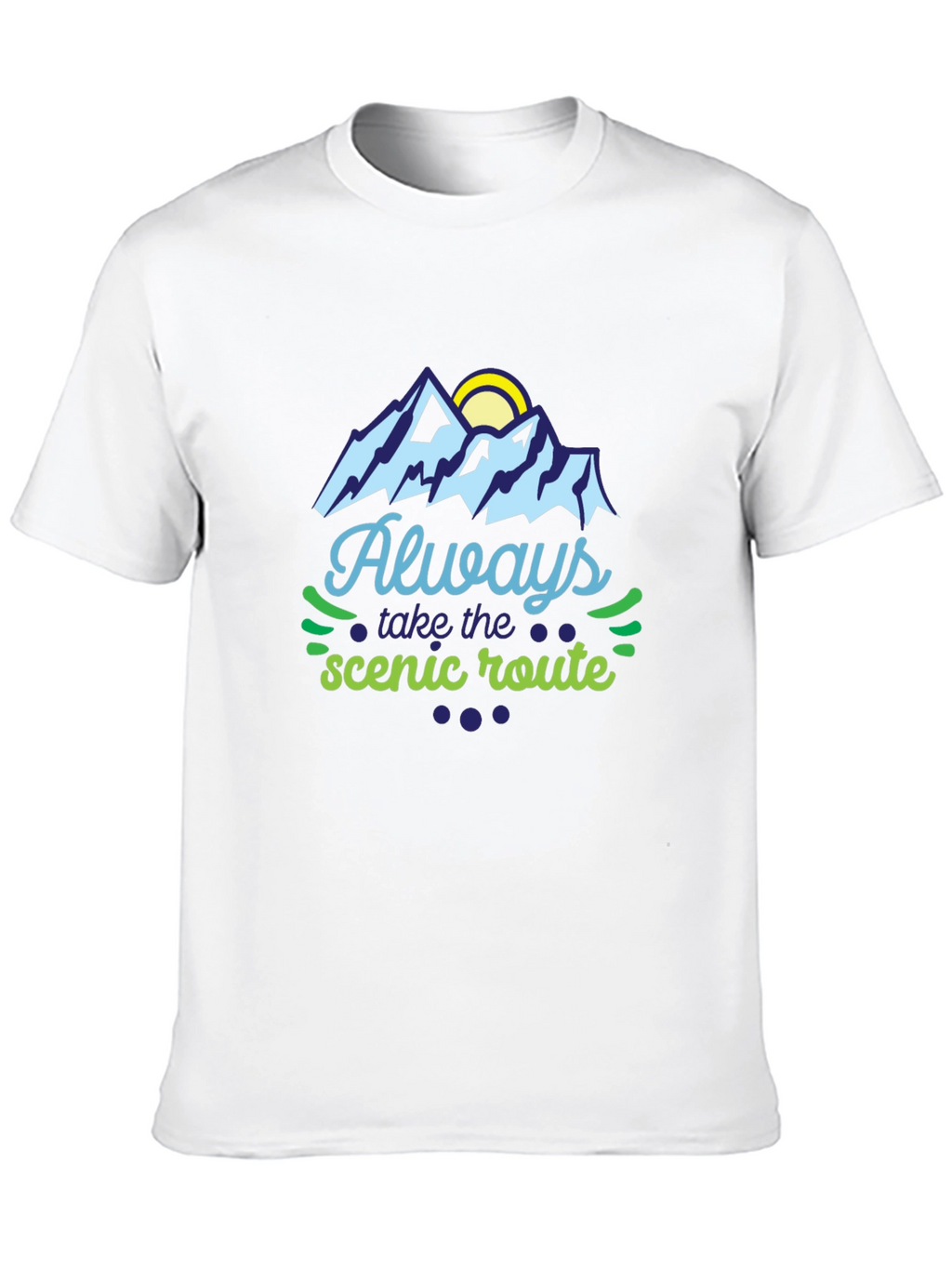 Always Take the Scenic Route Graphic Tee