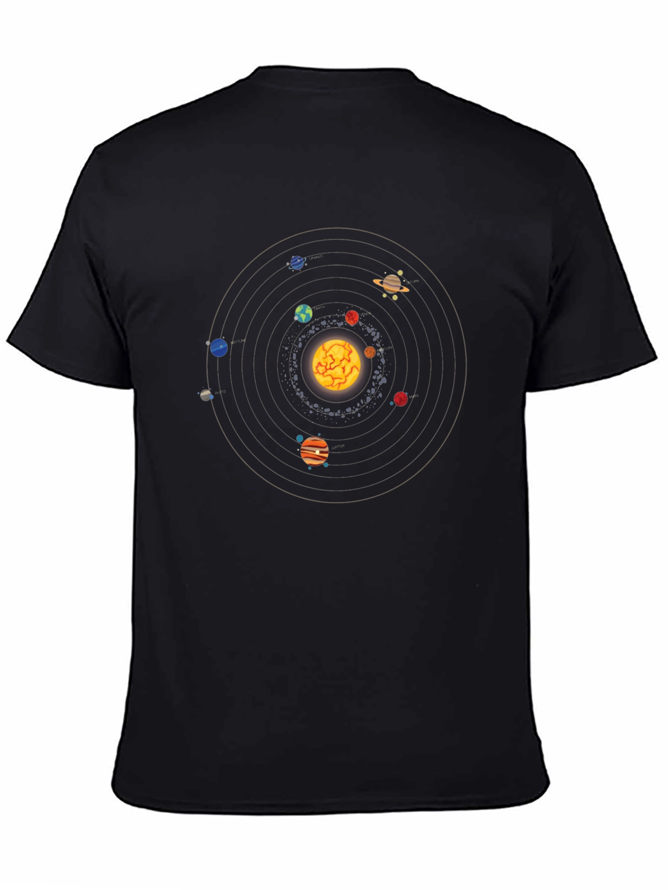 Solar System T-Shirt - Unique Space Design