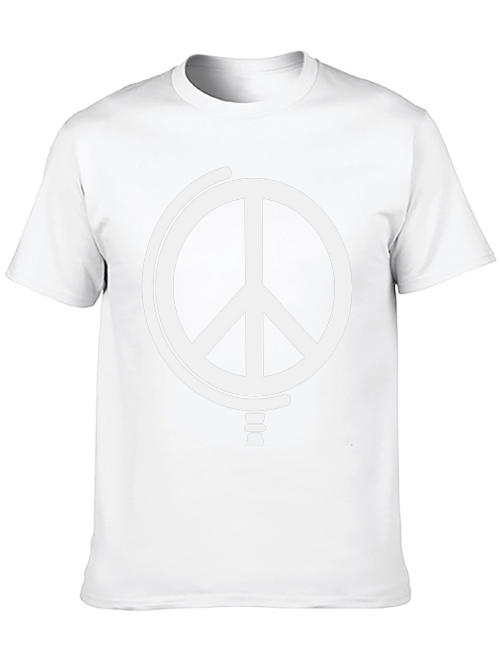 Peace Globe Graphic T-Shirt - Black