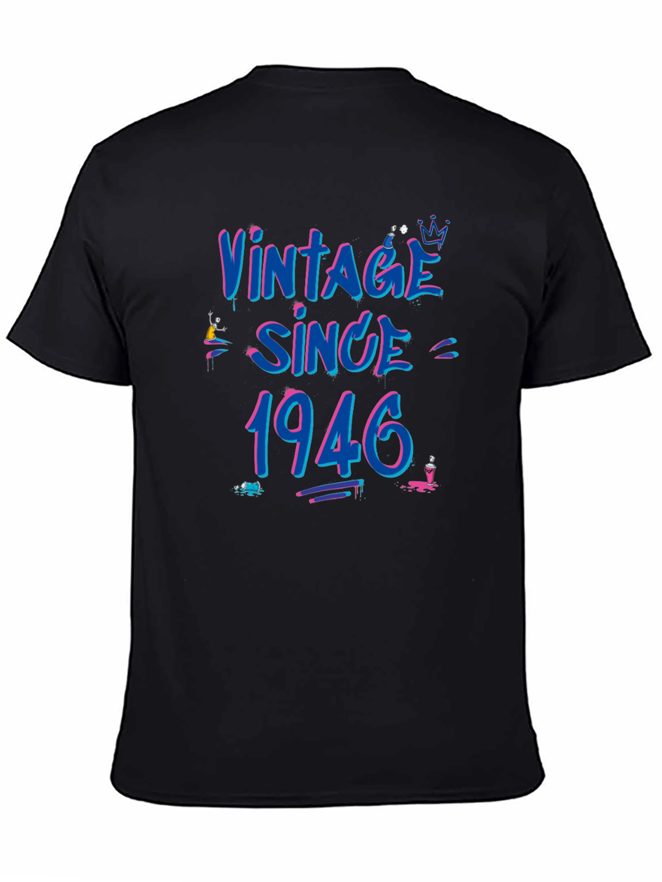 Vintage Since 1946 Graphic Tee - Birthday Gift