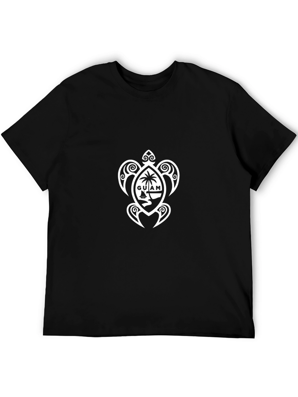 Guam Turtle Black T-Shirt