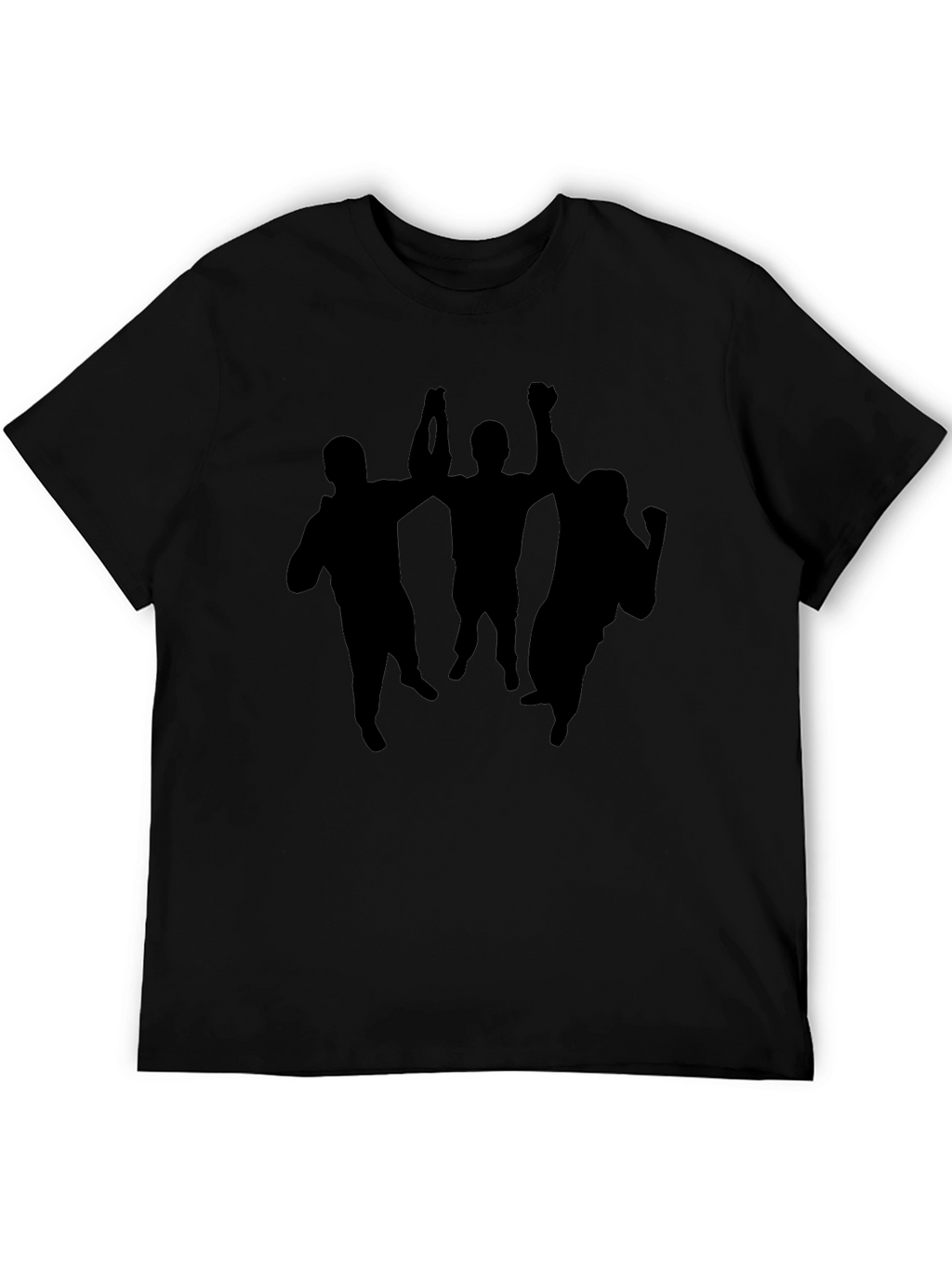 Black Silhouette Celebration Tee