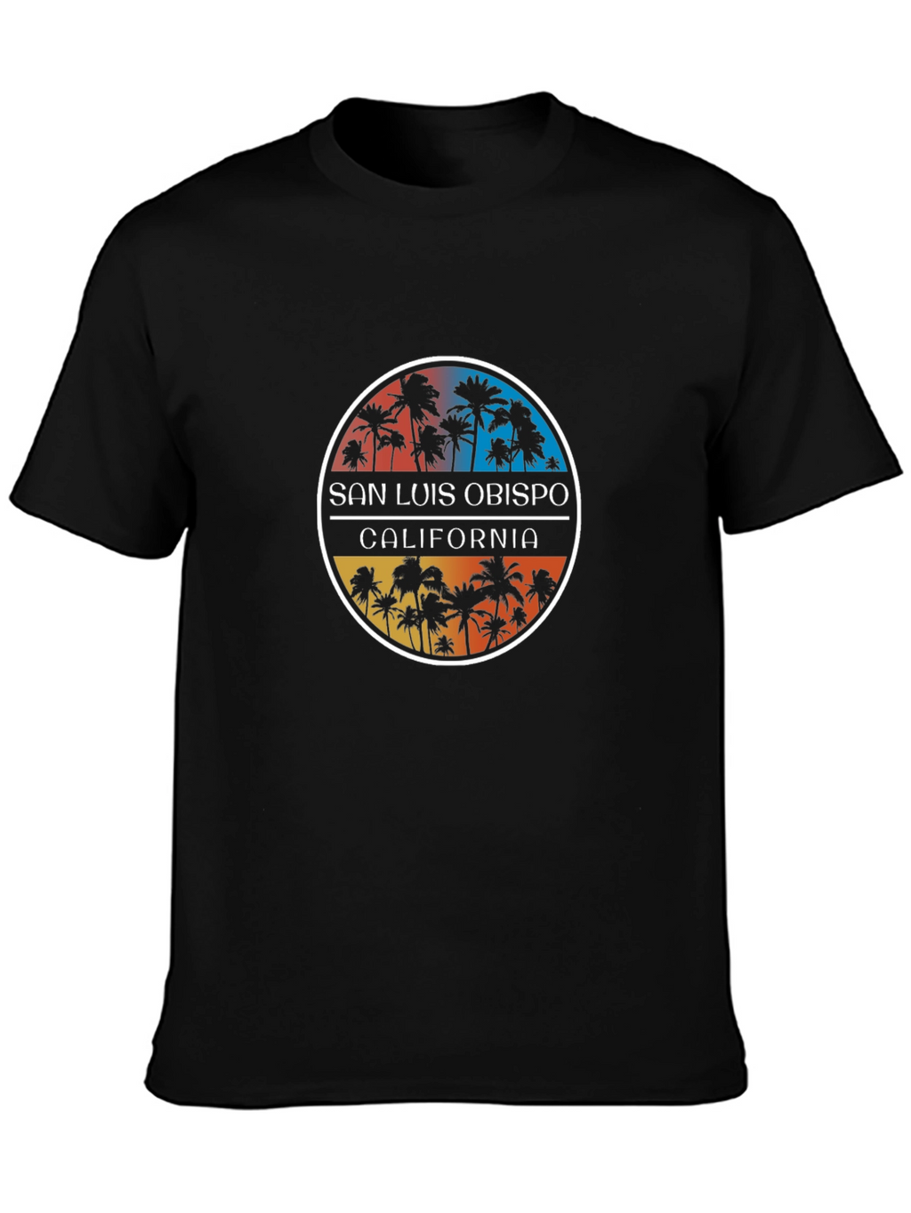 San Luis Obispo California Palm Tree T-Shirt