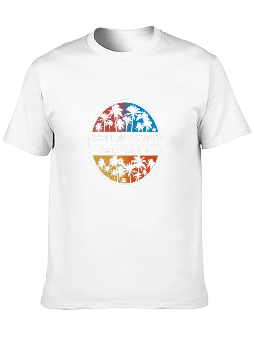 San Luis Obispo California Palm Tree T-Shirt
