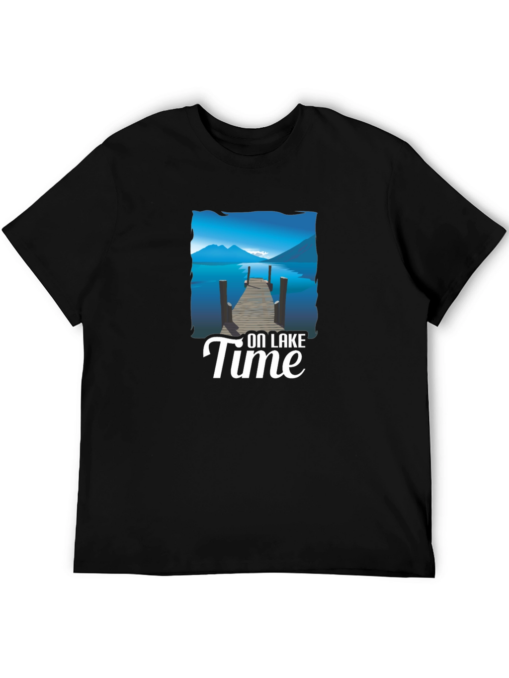 On Lake Time Graphic T-Shirt