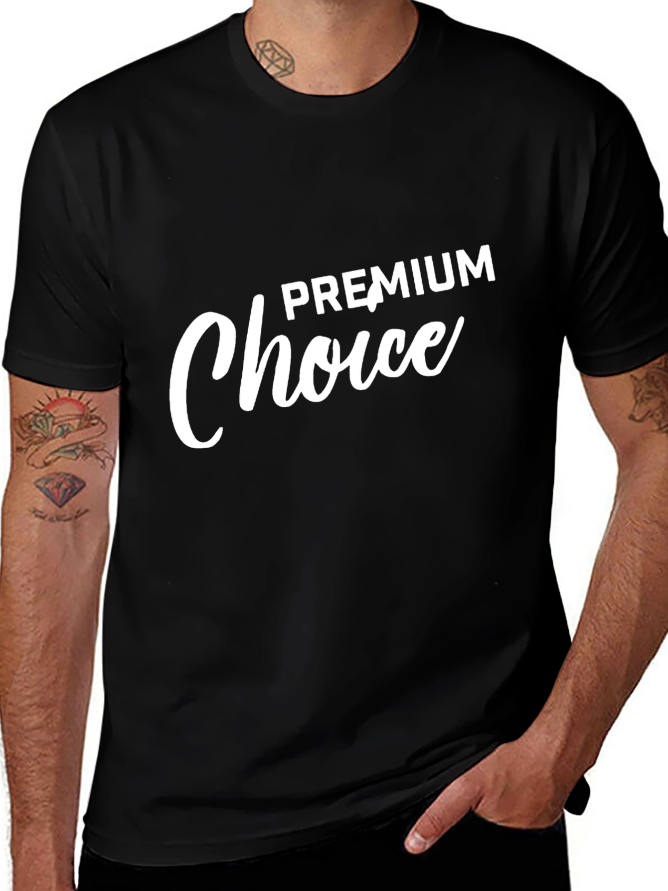 Premium Choice Black Tee