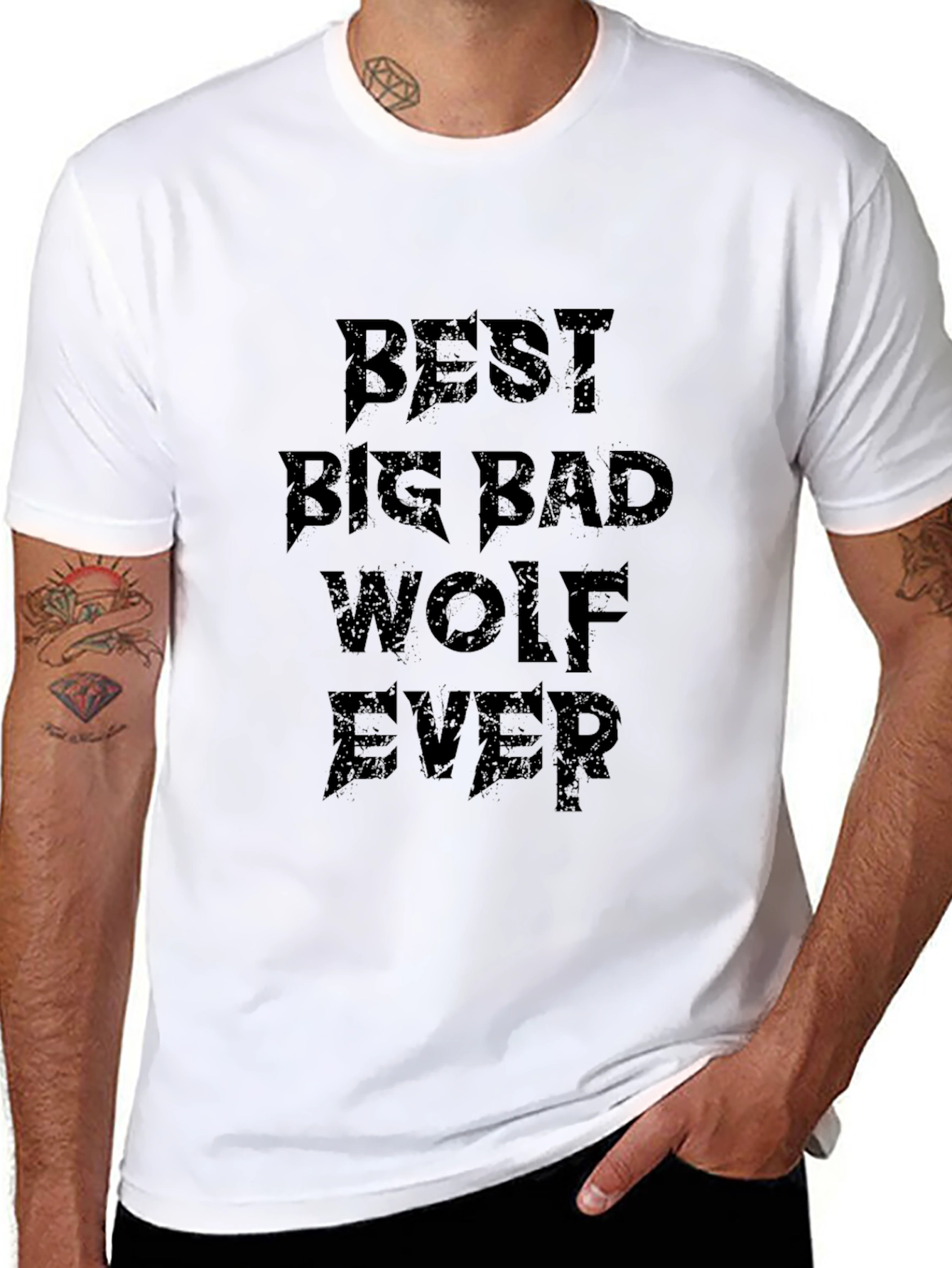 Best Big Bad Wolf Ever T-Shirt - Black