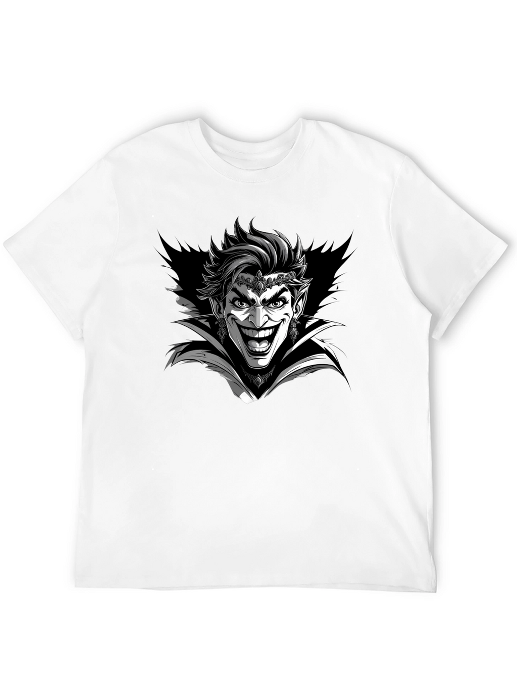 Joker Vampire Graphic Tee - Mens Black T-Shirt