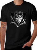 Joker Vampire Graphic Tee - Mens Black T-Shirt